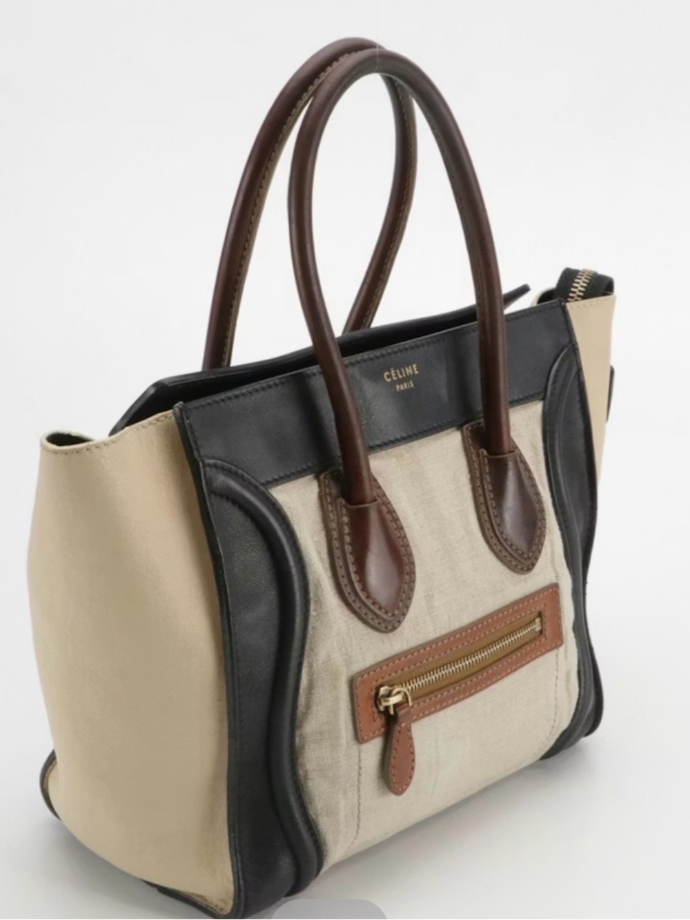 Celine micro luggage tote bag
